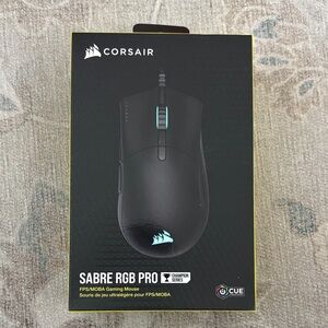 Corsair Sabre RGB Pro Gaming Mouse - Black and Blue
